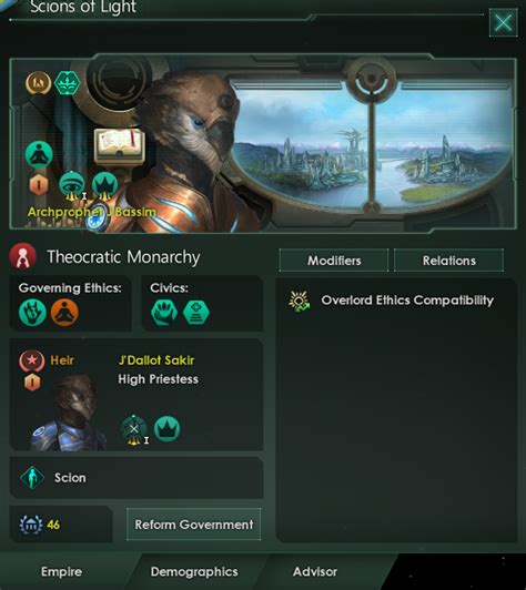 stellaris decisions tab|Empire interface .